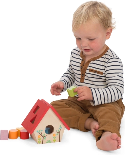 Dřevěný vkládací domeček pro ptáčky Le Toy Van