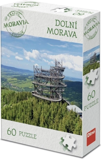Dino puzzle turistická edice Morava: Dolní Morava 60 dílků
