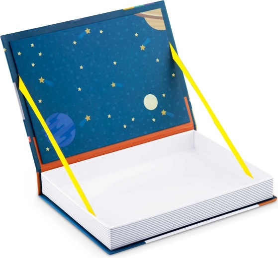 Pevný box ve tvaru knihy – vše přehledně na jednom místě