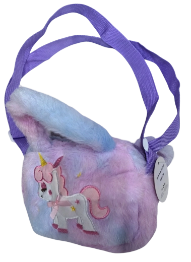 PINK crossbody kabelka s jednorožcem a hvězdičkami