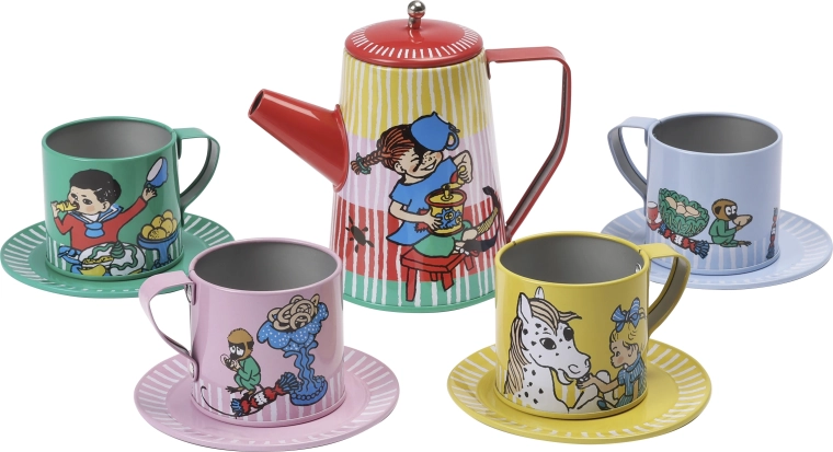 Dětská čajová souprava Pippi Dlouhá punčocha