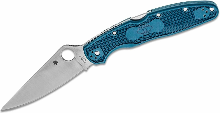 Spyderco Police 4 Lightweight kapesní nůž K390, modrá FRN rukojeť
