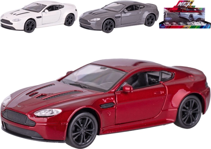 Kovový model Aston Martin Vantage se zpětným chodem Welly