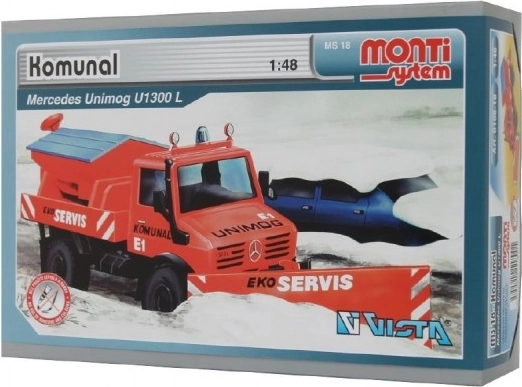 Stavebnice komunálního vozu bez lepidla