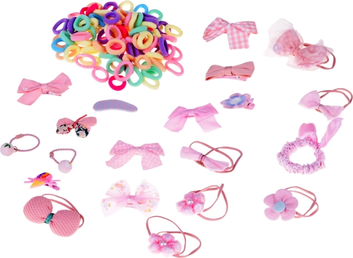 Bohatá sada doplňků do vlasů