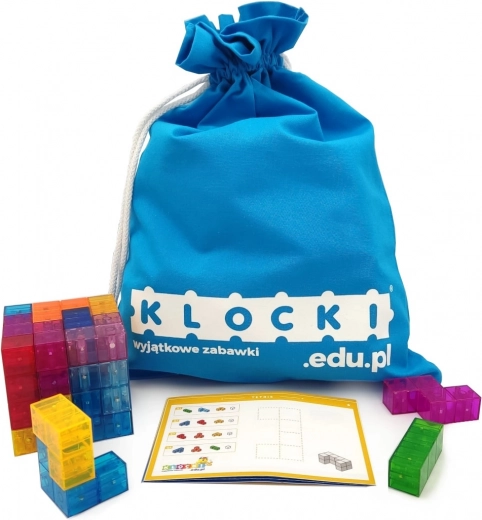 Magnetické kostky big magic magnetic cubes, 34 dílů