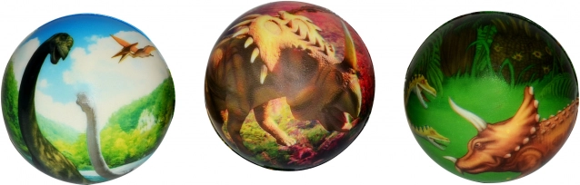 Míček s dinosaury 7 cm