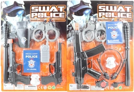 Policejní sada pro děti s obuškem a doplňky