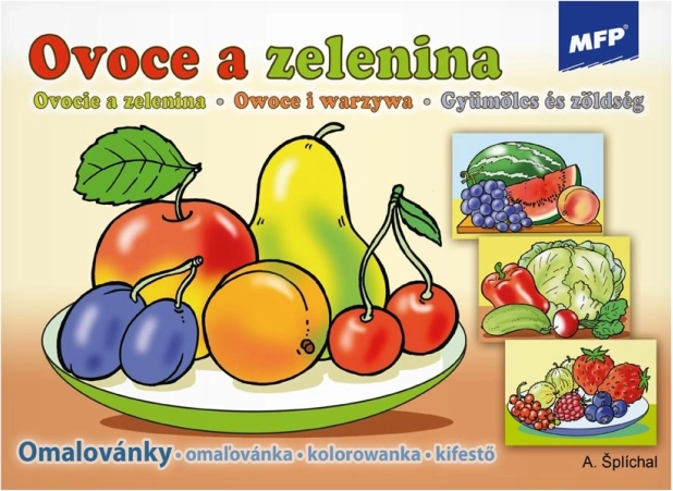 Omalovánky ovoce a zelenina MFP A5