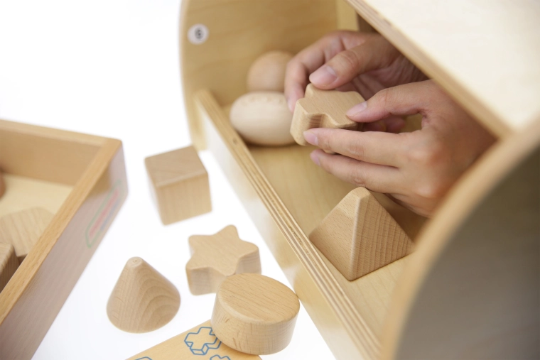 Masterkidz hmatové hádankové box pro smyslové objevování