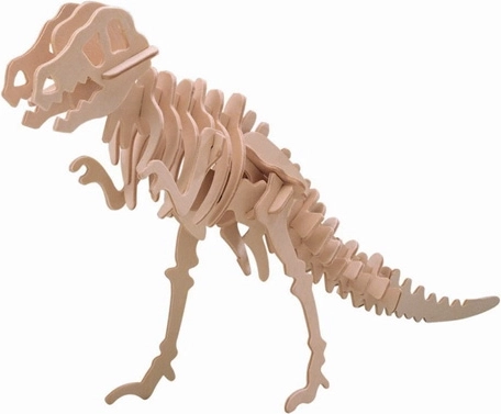 Dřevěné 3D puzzle velký tyranosaurus