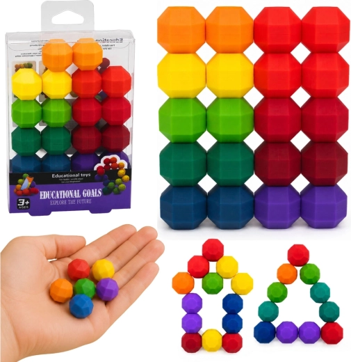 Magnetické antistresové kuličky Montessori – logická skládačka