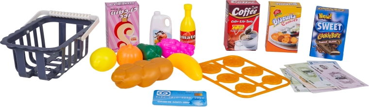 Košík a potraviny pro role-play