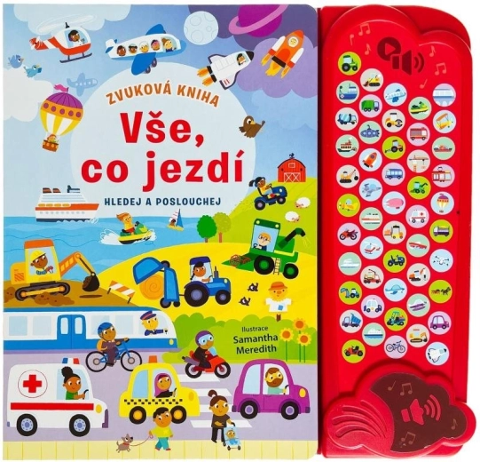 Svojtka & Co. zvuková kniha Vše, co jezdí – hledej a poslouchej