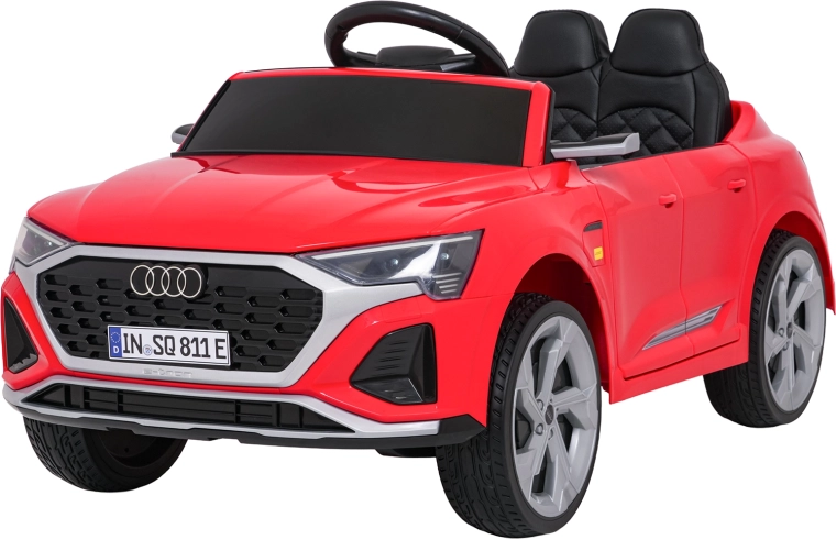 Dětské elektrické auto Audi SQ8 červené s dálkovým ovládáním