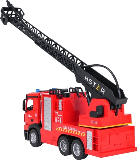 Výsuvný a otočný žebřík pro akční záchranné mise