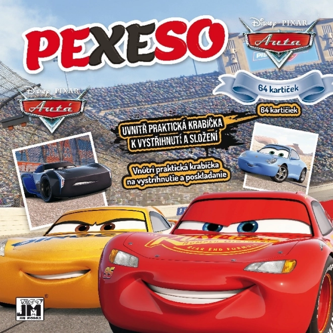 Pexeso v sešitu Cars - Auta