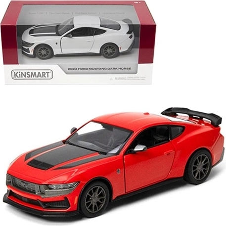 Kinsmart Ford Mustang Dark Horse 2024 kovový model v měřítku 1:38 - 1 kus