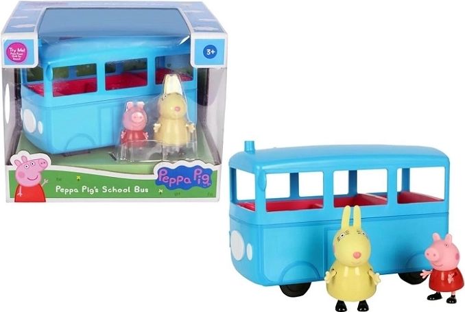 Peppa Pig školní autobus se zvukem se 2 figurkami