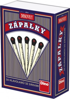 Dinovka zápalkové hlavolamy