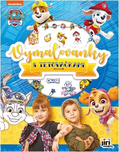 Omalovánky Tlapková patrola s dětskými tetovačkami - 1 kus
