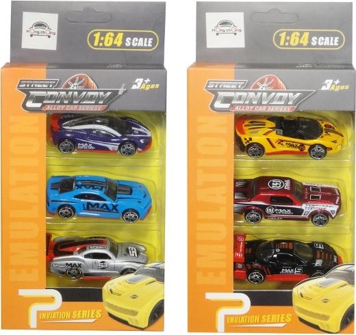 Kovoplastové závodní autíčko 1 ks