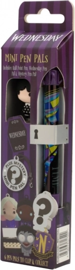 Kuličkové pero s přívěskem Mini Pen Pals Wednesday