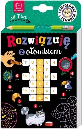 Rozlušťuji tužkou: Hlavolamy s lemuřím motivem 7+