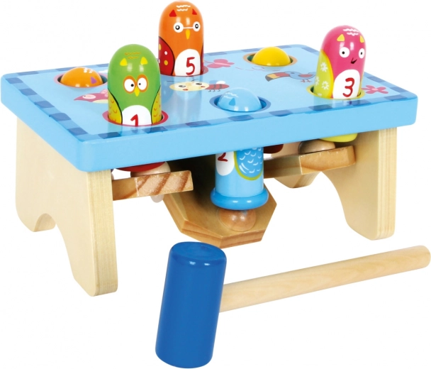 Dřevěná hra Zatloukej ptáka od Small Foot
