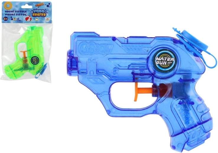 Dětská průhledná vodní pistolka 11 cm - 1 kus