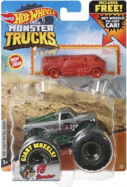 Hot Wheels Monster Trucks 1:64 s angličákem – Skeleton