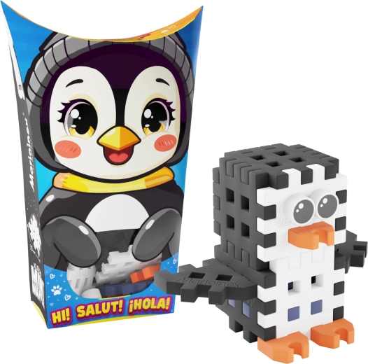 Stavebnice Mini Waffle Pocket Pets tučňák