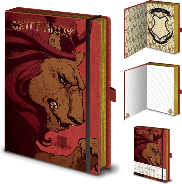 Blok A5 premium Harry Potter – Nebelvír