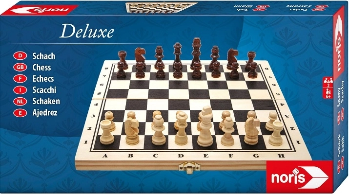 Noris dřevěné šachy deluxe