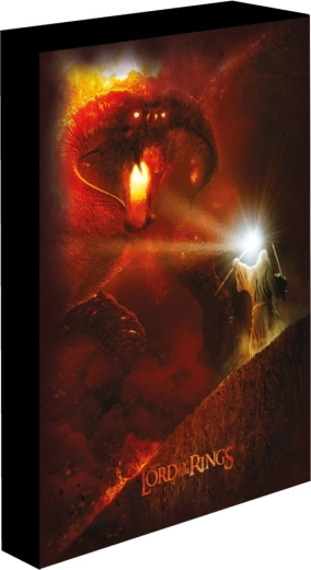 Obraz LED svítící 30x40 cm, Pán Prstenu - Balrog