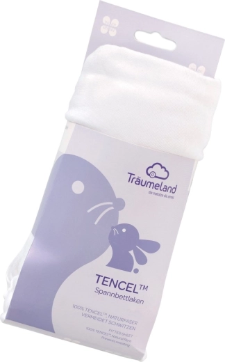 Träumeland napínací prostěradlo Tencel UNI bílé - 1 kus