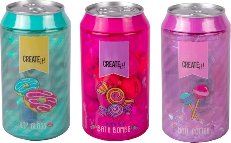 Create It! Candy dárková plechovka s dětskými kosmetikami