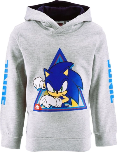 Šedá mikina Sonic – Velikost: 98