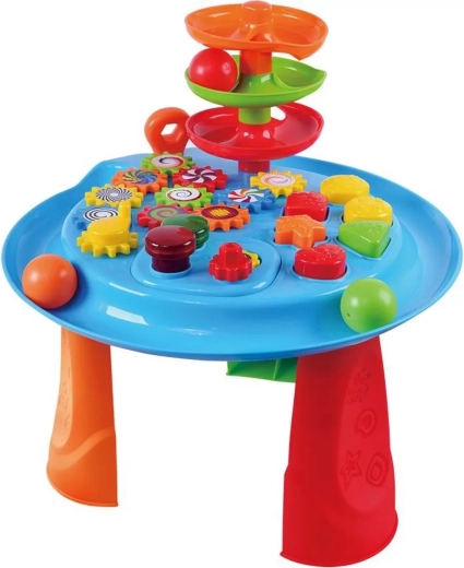 Playgo hrací stůl s ozubenými kolečky
