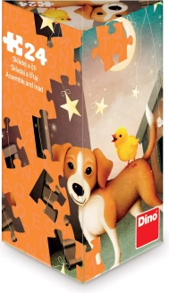 Dino Puzzle Ztracené Kuřátko 24 Dílů