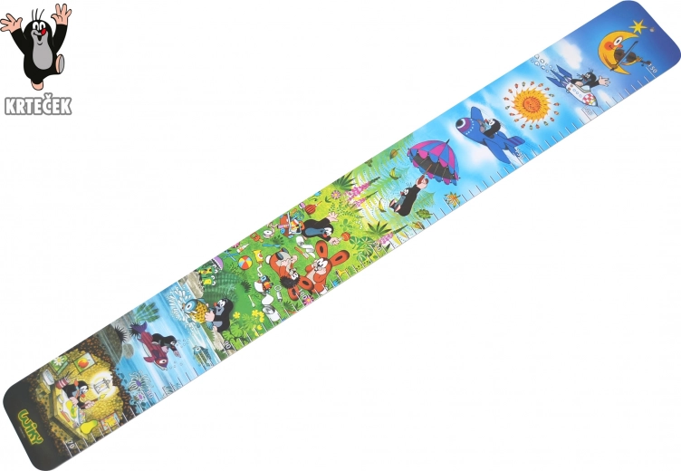 Nástěnný metr Krtek 90 cm papír/karton