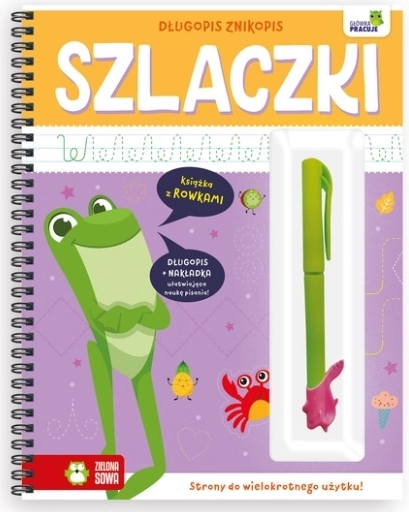 Długopis znikopis – šablony a kličky
