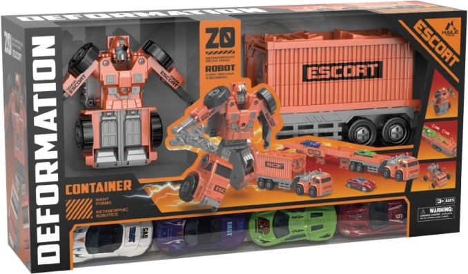 Transformer kamion kontejnerový vůz - robot