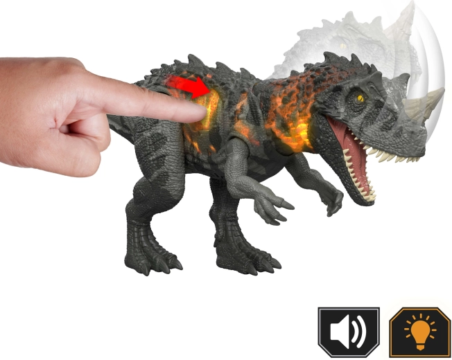 Útok tlamou a řev na povel