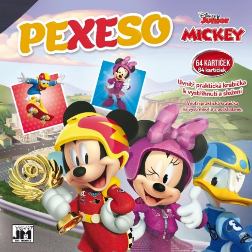 Pexeso Mickeyho klubík – sešit s kartičkami