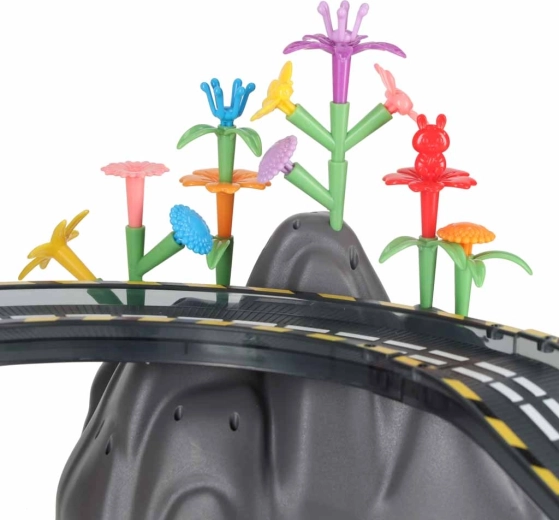 Dynamická trať s mostem, stoupáním a zatáčkami