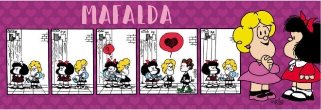 Panoramatické puzzle MAFALDA 1000 dílků CLEMENTONI