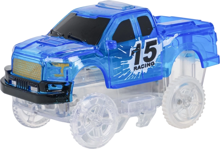 LED autíčko připravené k závodu