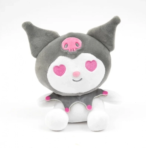 Plyšová hračka kuromi 20 cm šedá
