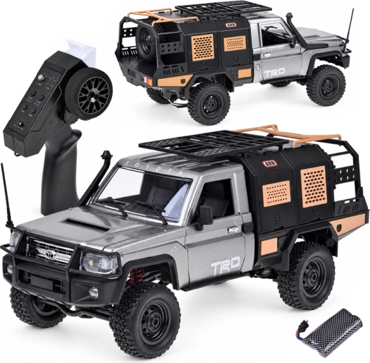 Dálkově ovládaný expediční Toyota Land Cruiser 1:12 4×4